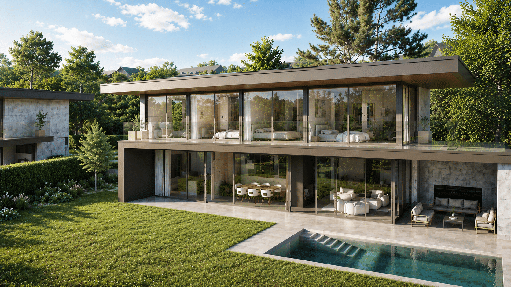 Anières | Last villa available – A rare location between the lake and nature