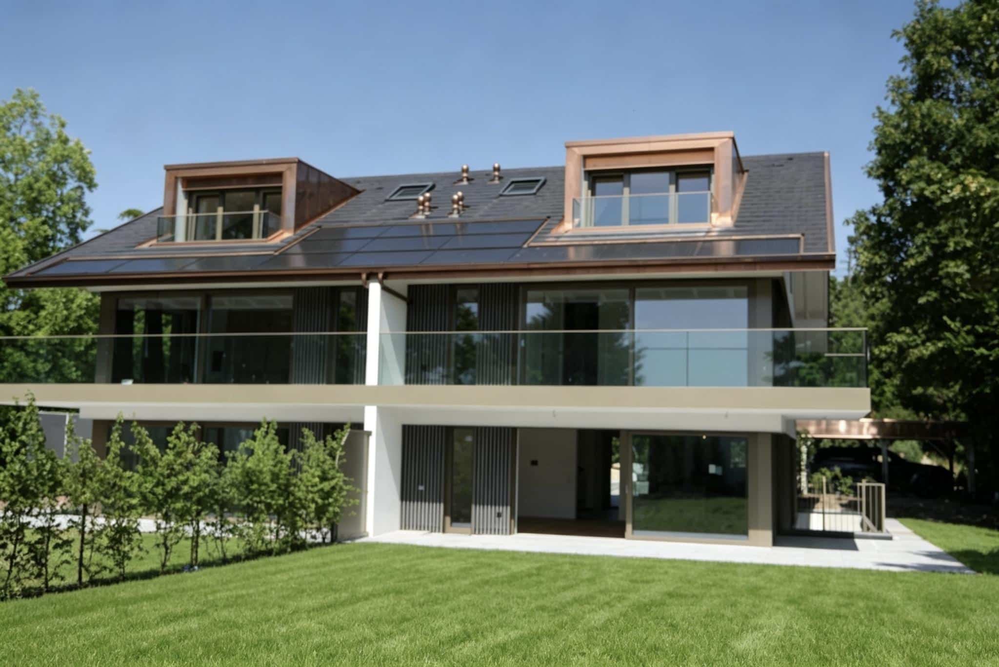 Villa jumelle neuve avec vue