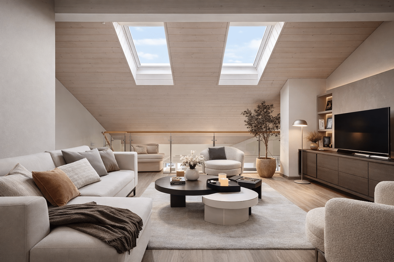 Founex | Attique de 3.5 pièces avec grande terrasse